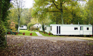 entrance to a mobile home park