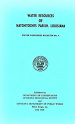 Water resources Natchitoches Parish,1963