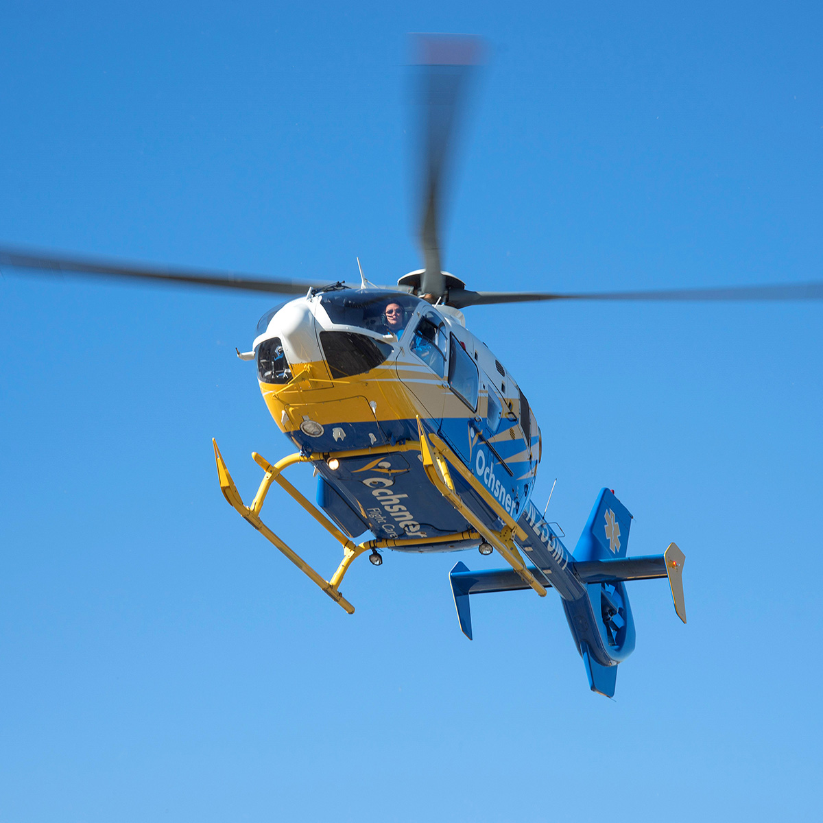Dr. Jeffrey Kuo runs the Ochsner helicopter EMS program